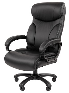 Офисное кресло CHAIRMAN 401, экокожа, черный